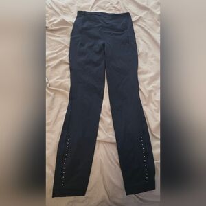 Lululemon Fast and Free High-Rise Tight Size 2, 25" Length, NWOT In True Navy